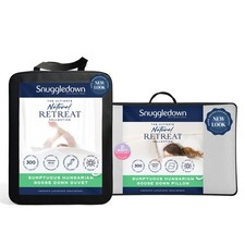 Image of Snuggledown Hungarian Goose Down 10.5 Tog Duvet + 2 Pillows, King