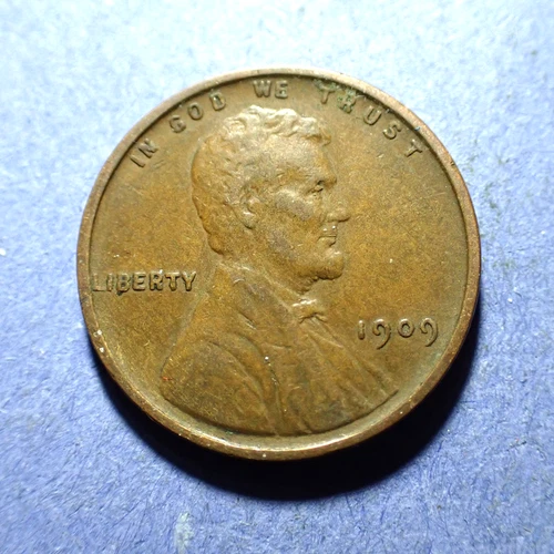 1909-VDB Lincoln cent  XF