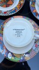 Vitromaster Metropolitan Espresso Cups and Saucers Set of 4 Vintage 1991 Pop Art — photo 3