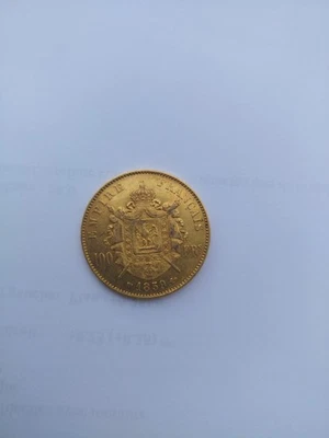 100 Francs Napoléon III 1859 A - Tête Nue - Or - Photo 1/2