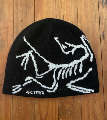 ARC'TERYX Arc’teryx Bird Head Toque Beanie Orca Black Wool Unisex Winter Hat - NWT 2025