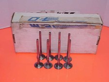 8 Del West 1132 Titanium Exhaust Valves 1.610 Head 5.650 Long Bead Groove