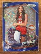 2025 Panini WNBA Prizm Kiki Iriafen #149 Blue Velocity Mystics