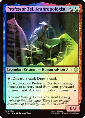 MTG FOIL Professor Zei, Anthropologist  - Avatar: The Last Airbender #238