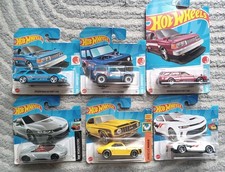 Hot Wheels Bundle X6 Nissan Drift BMW Roadster Nissan Patrol Custom Camaro - New