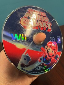 Super Mario Galaxy (Nintendo Wii, 2007) Disc and Manual Only TESTED Crisp Manual