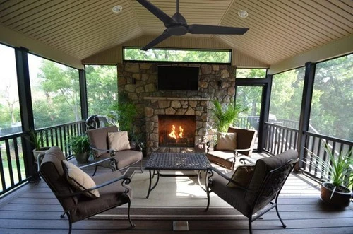 Minka-Aire F753-CL Java 54 Inch Outdoor 3 Blade Ceiling Fan in Large, Coal - Picture 4 of 7