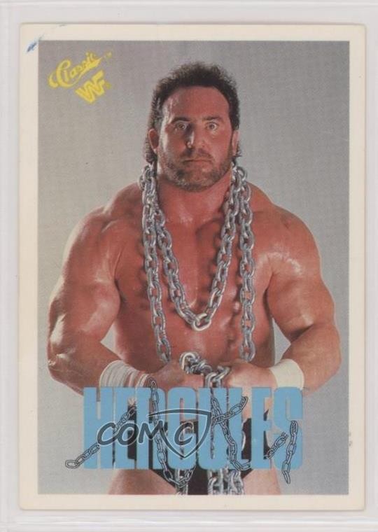 1990 Classic WWF Hercules #72 k4g