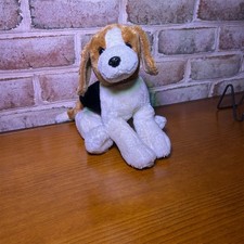 Aurora Beagle Puppy Dog Plush Stuffed Animal Brown White Black Floppy Ears