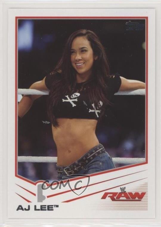 2013 Topps WWE AJ Lee #1 07oj