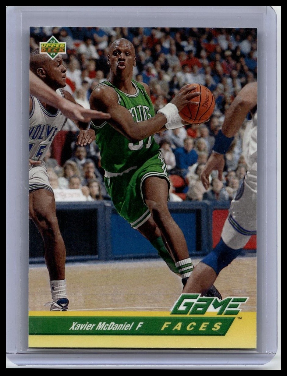 1992-93 Upper Deck - Game Faces Xavier McDaniel #490