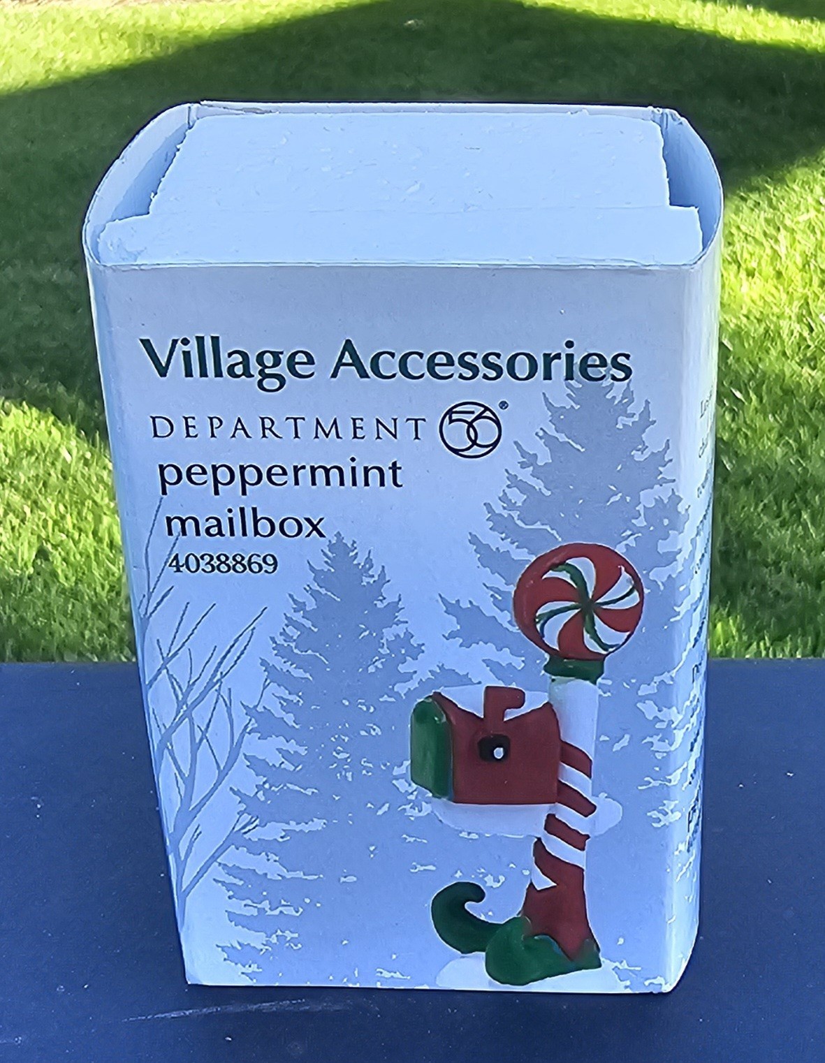 Department Dept 56 Peppermint Mailbox Christmas Village Accessory 4038869