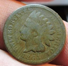 1864 Bronze Indian Head Cent