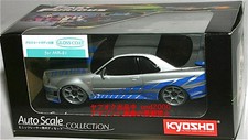 Kyosho Mini-Z Racer Fast  Furious X2 Nissan Skyline GT-R R32