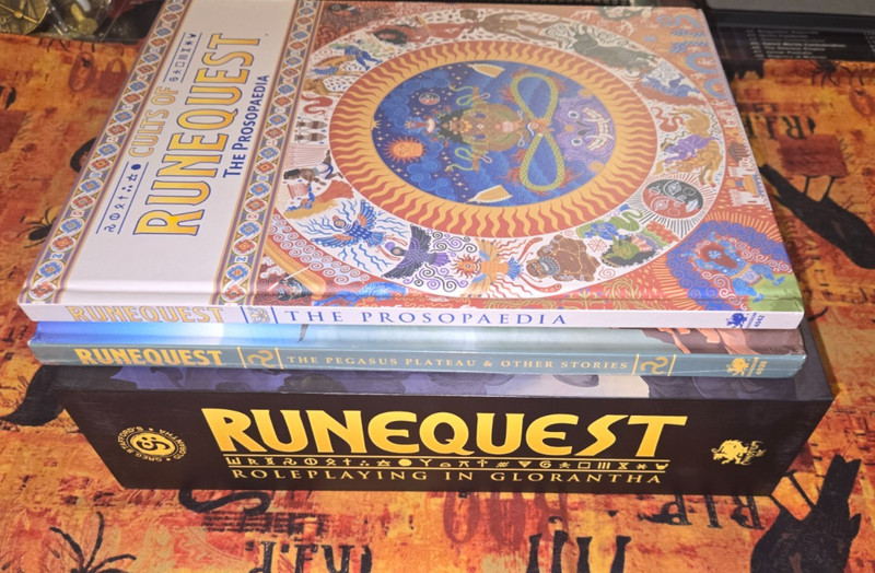 Chaosium Runequest Glorantha Slipcase Set The Pegasus Plateau The Prosopaedia