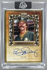Dennis Eckersley 2025 Topps Gilded #HAFA-DE Gold Framed Hall of Fame Auto /99
