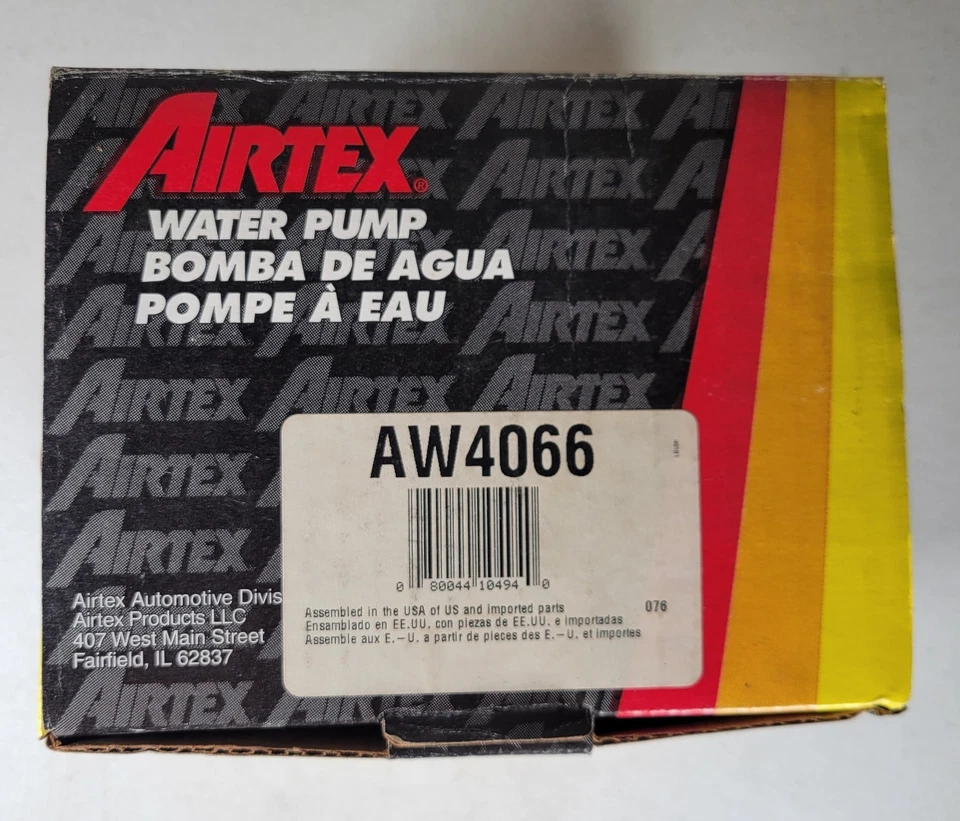 Bomba de agua Airtex AW4066 OEM WP-58415 Lincoln Town Car EE. UU. Foto 2 de 4