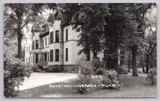 Postcard RPPC City Hospital in Warren, MN.