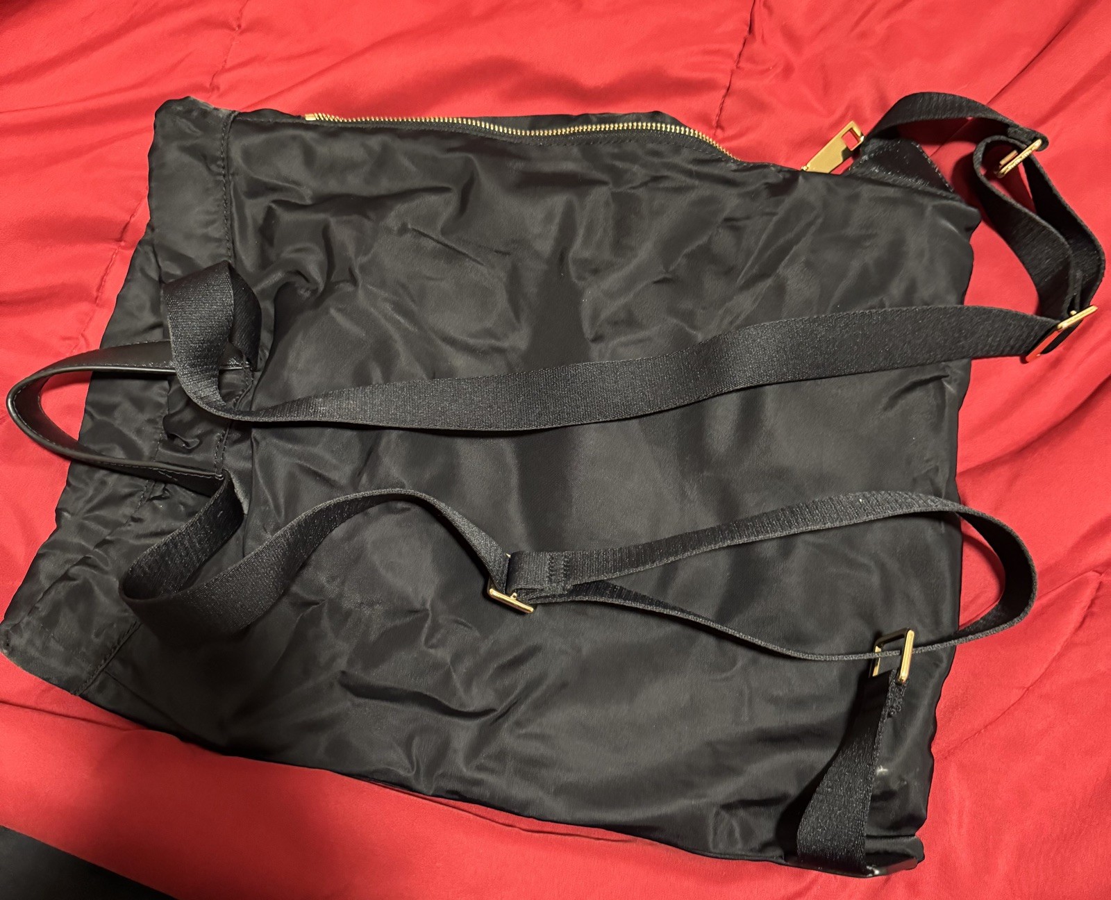 Marc Jacobs Black Nylon Drawstring Backpack With … - image 3