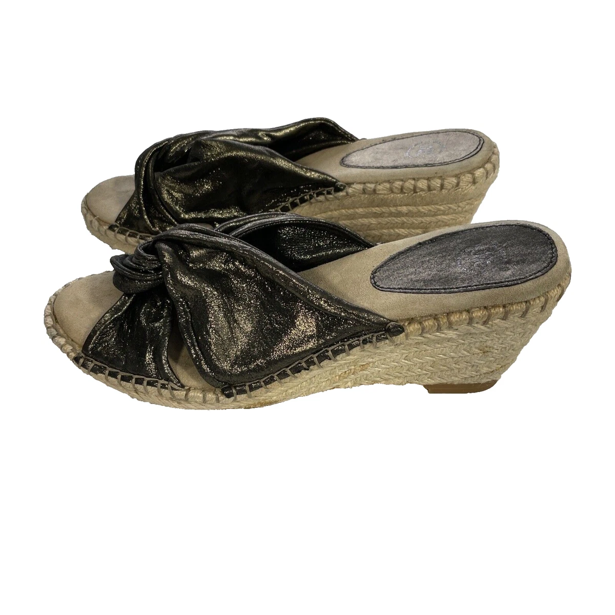 Chaussures Johnston & Murphy Camel - Taille 9.5 US - Wedge à Lacets - Occasion Comme Neuve