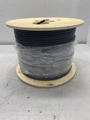 Windy City Wire 23 AWG 4 Pair Plenum Cat6 Black Wire 1000' 556600-110