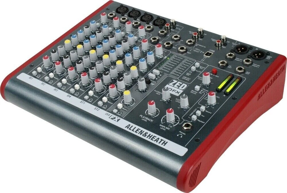 Allen & Heath ZED-10FX 10-channel Mixer W/ USB Audio Interface and Effects MINT - Image 3 of 4