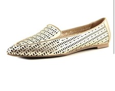 NEW Franco Sarto Soho Flat Ballet GOLD Size 7.5 NIB Shoes Mocs Loafer