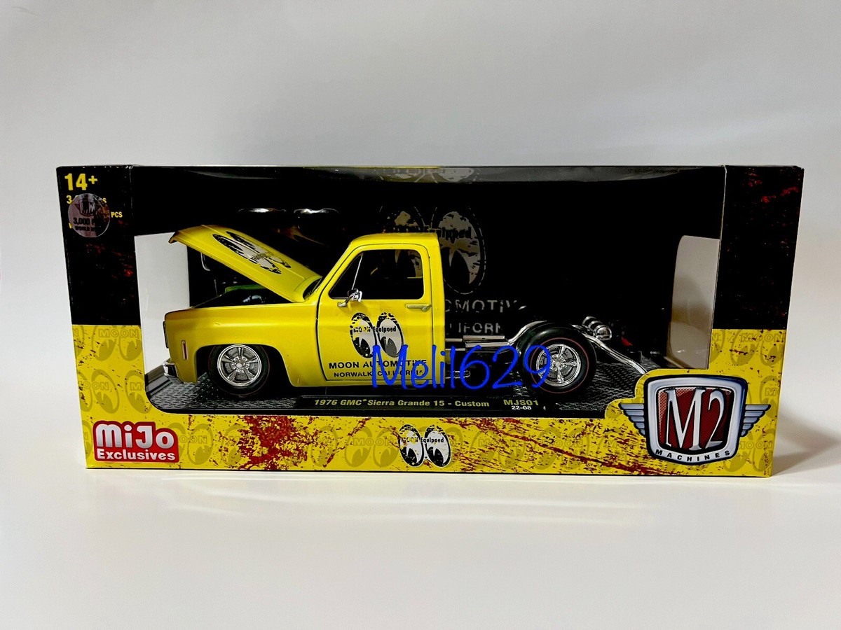 C60 & 1976 GMC Sierra Grande 15 ムーンアイズ M2 Machines 1/24 1976 GMC Sierra Grande 15 Mooneyes Custom
