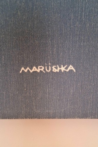 Mid Century 1970's MARUSHKA Linen Screen Print Boats Harbour Maritime 24" X 18" - Picture 3 of 5