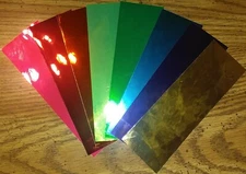 2" x 6" CHROME Water proof lure tape 3 pieces