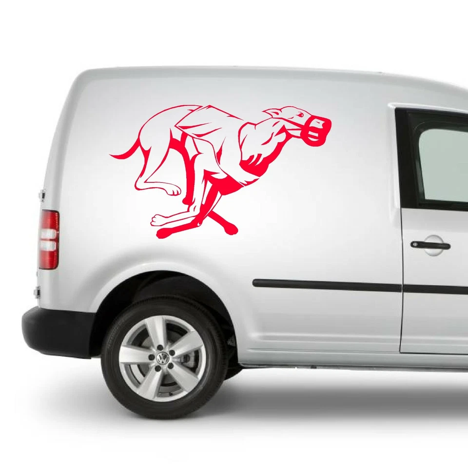 GREYHOUND wall art sticker vinyl decal dog racing animal theme van car decal