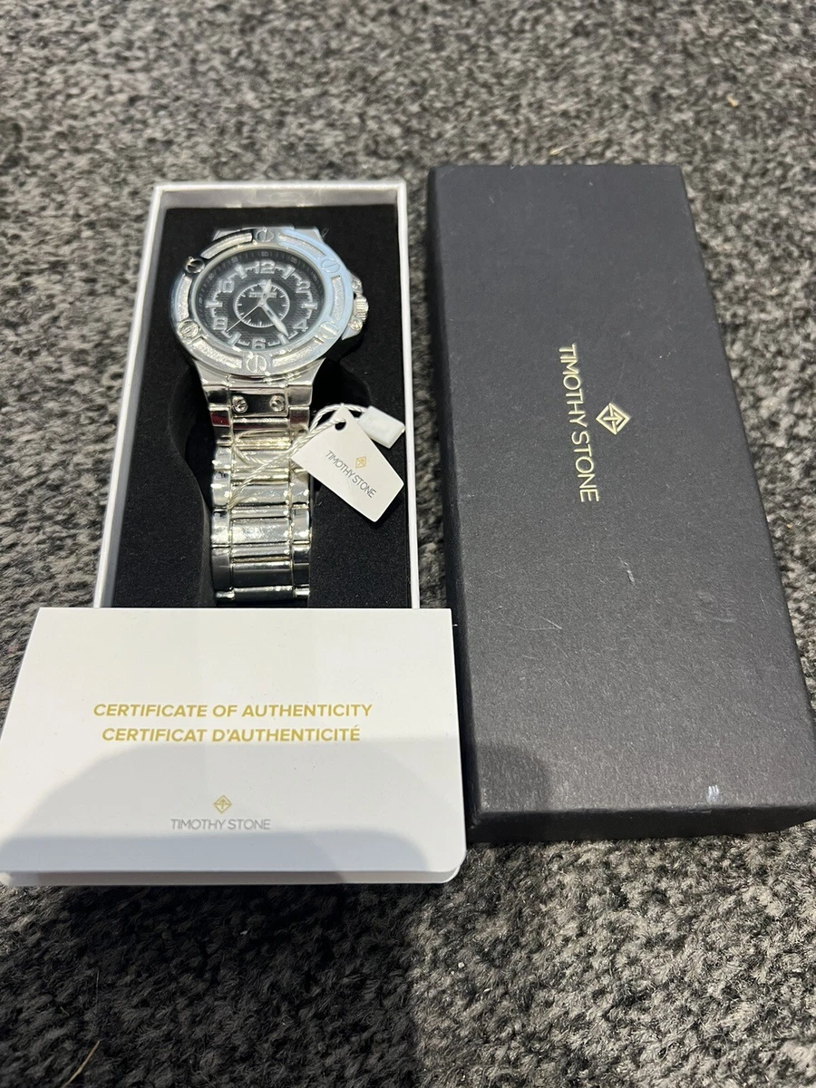 Timothy stone shop silver watch