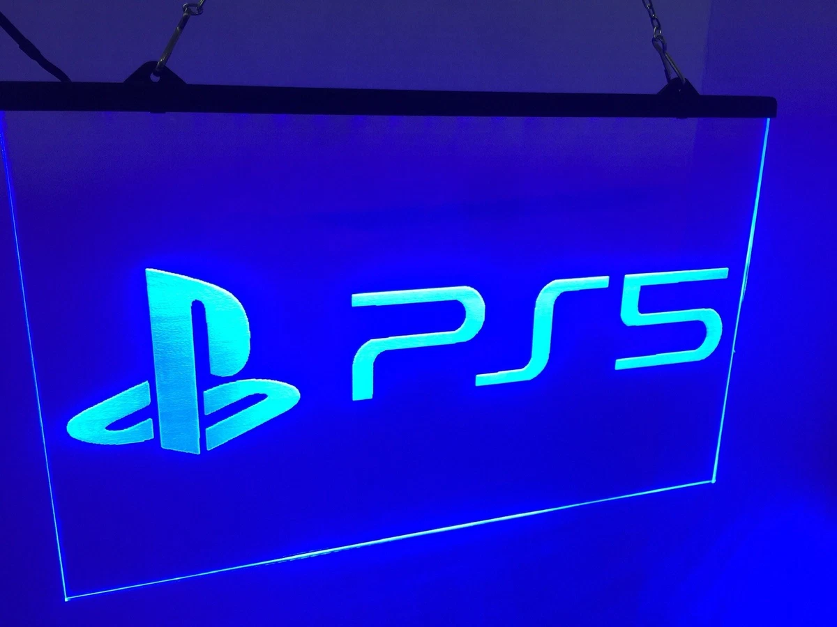 PlayStation 5 Led Neon Light Sign Game Room Man Cave large 12 x 16