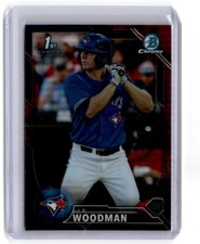 2016 Bowman Draft Picks & Prospects Chrome Purple Refractor J.B. Woodman 087/250