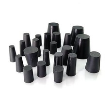 Rubber Tapered Plugs, Powder Coating, High Temp Masking, Stoppers, Rubber Bungs