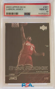 LeBron James 2003 Upper Deck #301 Star Rookie Price Guide LeBron James 2003 Upper Deck #301 Star Rookie Price Guide