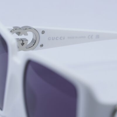 New Gucci GG1692S 003 White/Grey 54-18-135 Sunglasses | eBay