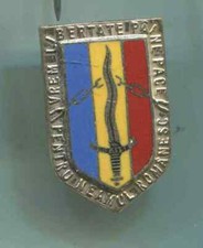 Brosche Rum&auml;nien Vrem Libertate, Paine, Pace, Pentru Neamul Romanesc  (ko638)