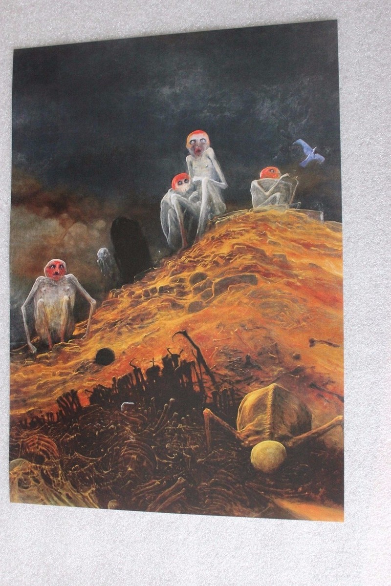 絵画　ポスター Original Poster by Zdzislaw Beksinski 208# | eBay