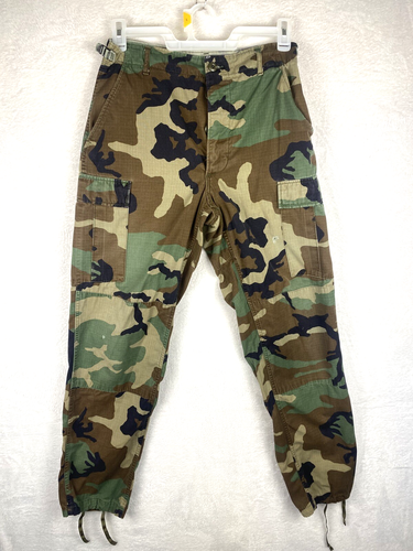 US Military Woodland Camo Field jacket (M/Long) & Pants (S/Long) READ - Picture 8 of 15