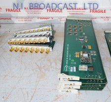 1x Snell Sirius 600 3G / HD 8 channel input board with rear connector Model 397