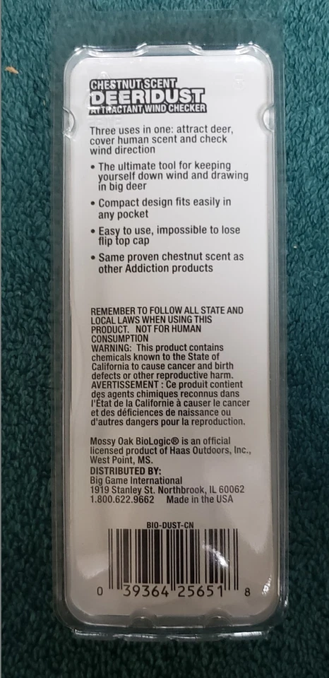 Lote de 6 - Roble Mossy Bio-Lógica Adicción Ciervo Polvo Castaño Aroma 0,2 oz cada uno Foto 3 de 3