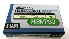 New Sealed Hi8MP30 Professional High Bias Blank VIDEO Mastering Cassette