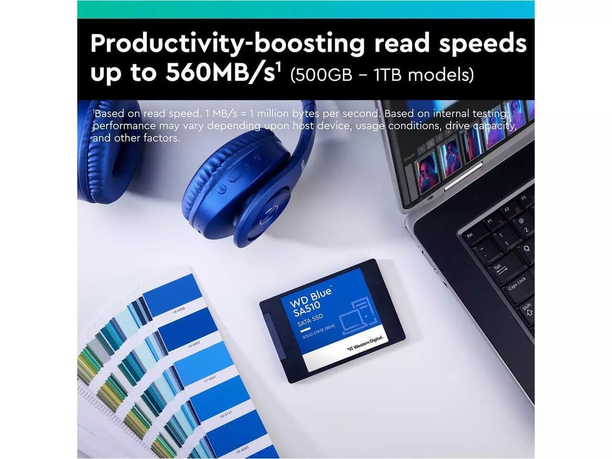 Western Digital 1TB WD Blue SA510 SATA SSD 2.5 Inch Internal