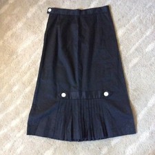 Women's Black Pleated Skirt