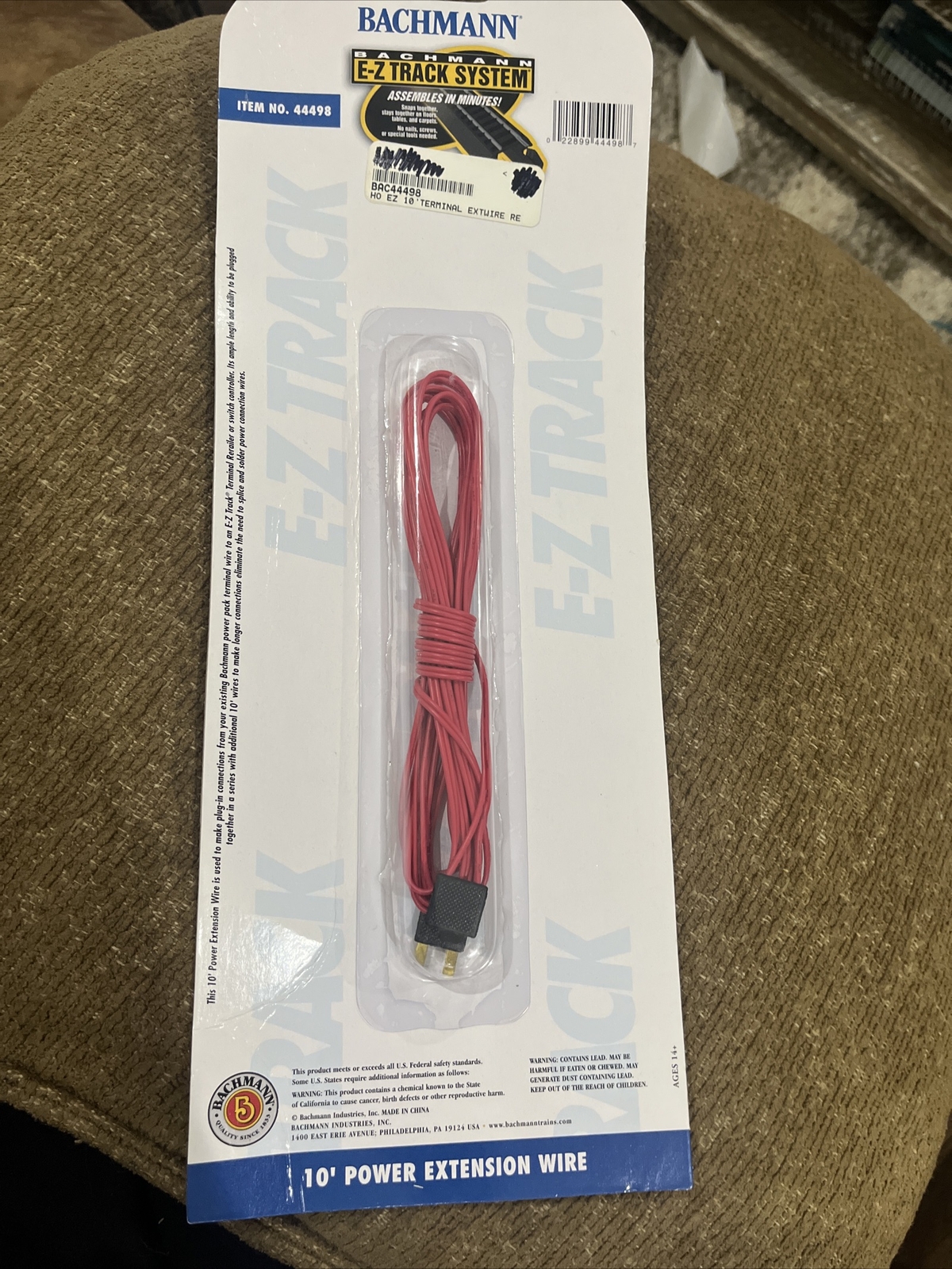 Bachmann - 10' Terminal Extension Wire Red HO NEW