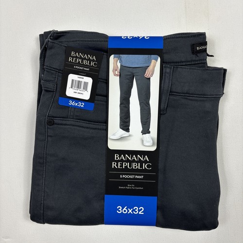 Banana Republic Men’s 5 Pocket Pant Slim Fit Stretch Fabric Comfort