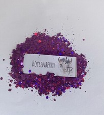 1/2 Pound  Boysenberry  color glitter Chunky Polyester Bulk Craft Glitter DIY