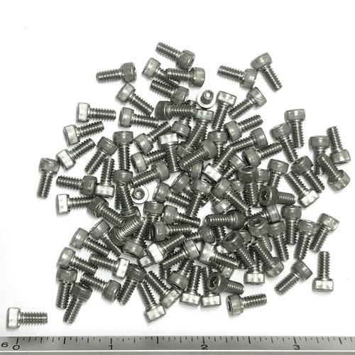 (PKG of 100) 6-32 x 5/16" Socket Head Cap Screw, 18-8 Stainless Steel - 第 1/2 張圖片