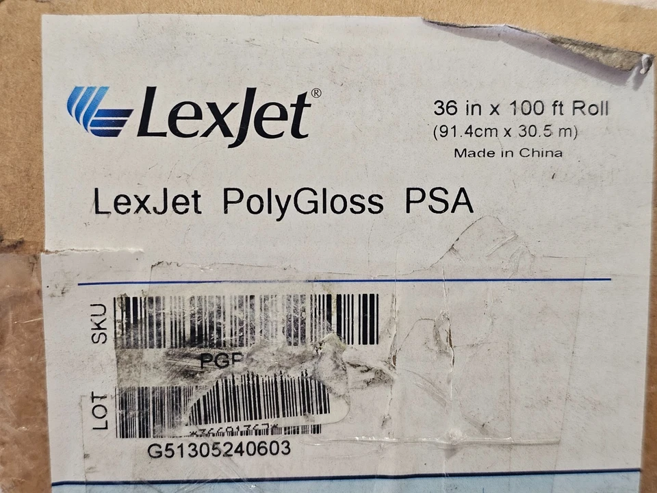 Papel fotográfico brillante para medios imprimibles de inyección de tinta LexJet PGPRA36 36 pulgadas x 100 pies 8 mil Foto 3 de 4